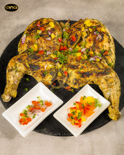 1/2 poulet braisé fermier